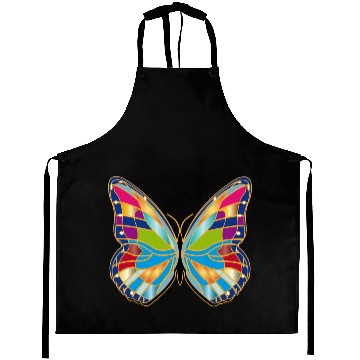 Discover Butterfly patch Aprons