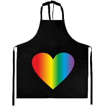 Discover Lgbt rainbow heart, gay heart Aprons