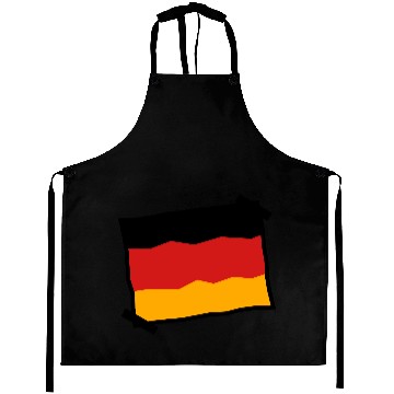 Discover paper note glued Germany nation black red gold fla Aprons