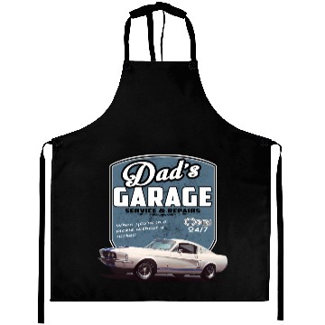 Discover Dad's Garage 1960's Aprons