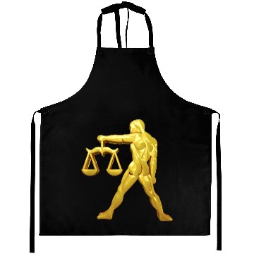 Discover Golden Libra Aprons