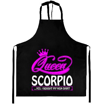 Discover Queen Scorpio Aprons