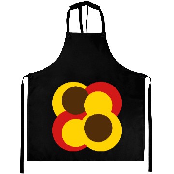 Discover Abstract Geometric Circular Shapes Aprons