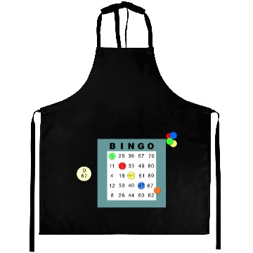 Discover Bingo card Aprons
