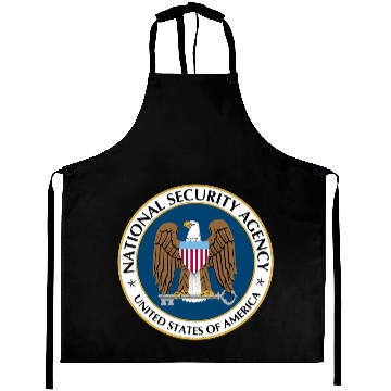 Discover National Security Agency Logo Aprons