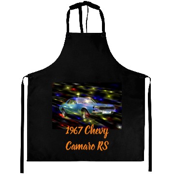 Discover 1967 Chevy Camaro RS Men's Basic Dark Aprons