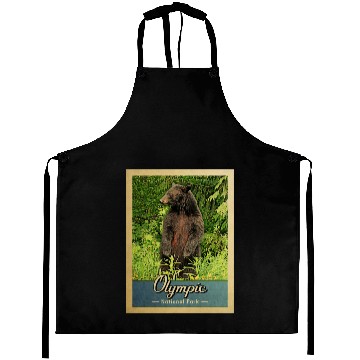 Discover Olympic National Park Vintage Bear Aprons