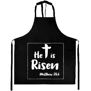 Discover He Is Risen Easter Religious Aprons