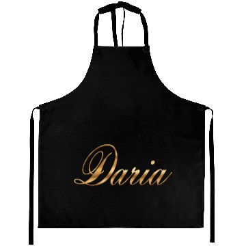 Discover Daria gold Design Lettering Aprons