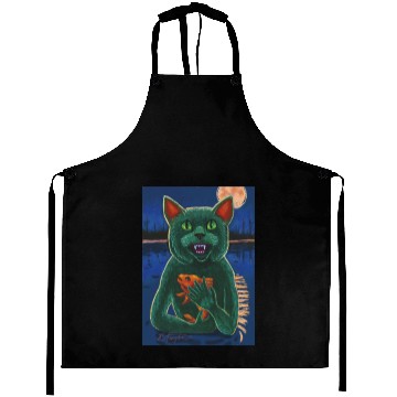 Discover Cat Creature from the Black Lagoon Aprons