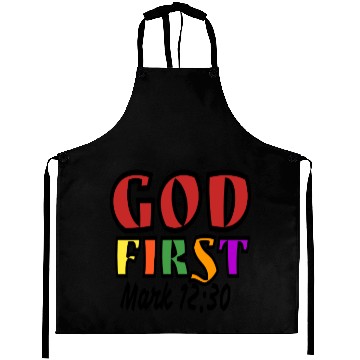 Discover God First Women's V-Neck Aprons