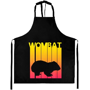 Discover Wombat Animal Retro Costume Aprons