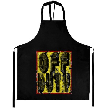 Discover off duty batik black Aprons