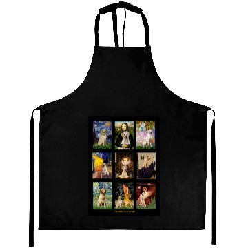 Discover Famous Art Yellow Lab Composite Aprons