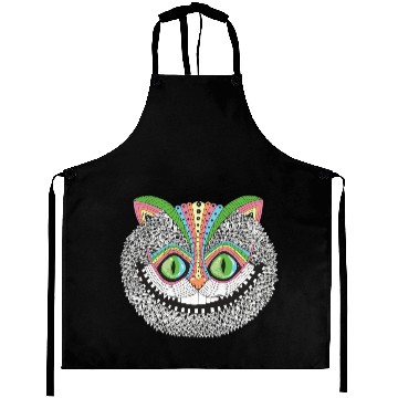 Discover Psychedelic Cheshire Cat Sweat Aprons