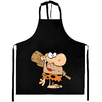 Discover Caveman With Club Aprons