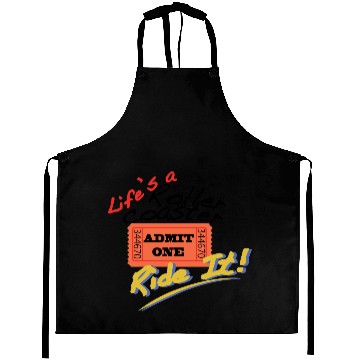 Discover Life's A Roller Coaster Aprons