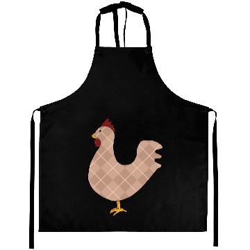 Discover Argyle Folk Art Rooster Aprons