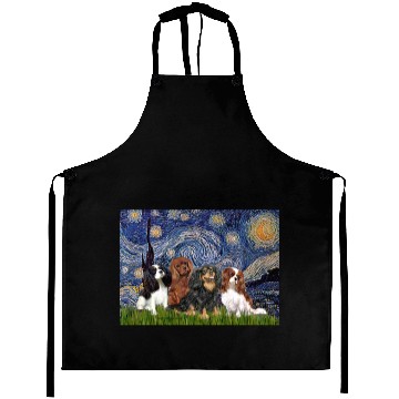 Discover Cavaliers (four) - Starry Night Aprons