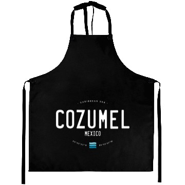 Discover Cozumel Mexico Beach Waves Aprons