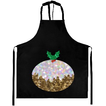 Discover sequin christmas puddings Aprons