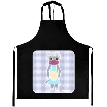 Discover Granny Sock Monkey Aprons