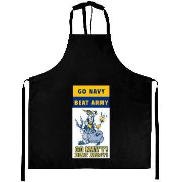 Discover GO Navy beat army NEW Aprons