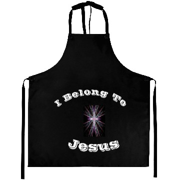 Discover I Belong To Jesus Basic  Feather Cross Aprons