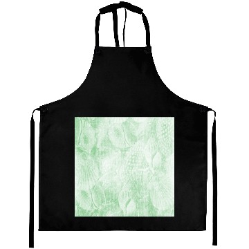 Discover Light Green Shell Pattern Aprons