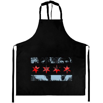 Discover Al Capone Chicago Flag Aprons