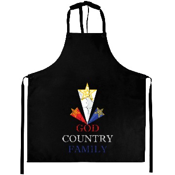 Discover God Country Family Aprons