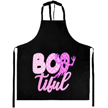 Discover Bootiful - Halloween - Pink And Purple Pattern Wit Aprons