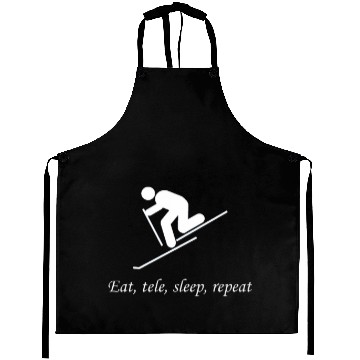 Discover Telemark skiing. Eat, Tele, Sleep, Repeat Aprons