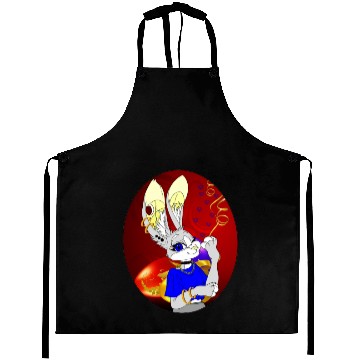 Discover Happy Easter White Hase Ladies langarm Aprons
