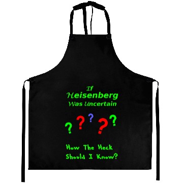 Discover Heisenberg Uncertainty Limerick Aprons