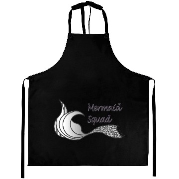 Discover Mermaid Squad in light grey Aprons