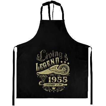 Discover Living Legend Since 1955 Legends Never Die Aprons