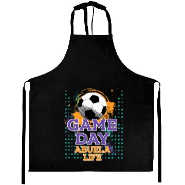 Discover Soccer Game Day ABUELA Life Aprons