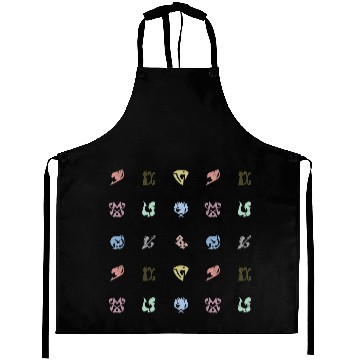 Discover Fairy Tail Guild Symbols Pattern Aprons
