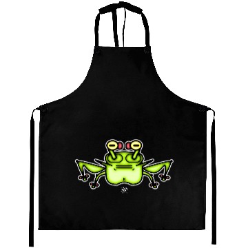 Discover Grumpy odd frog toad v2-1 Aprons