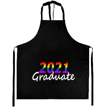 Discover Graduation Gay Pride Senior Class Of 2021 Graduate Aprons
