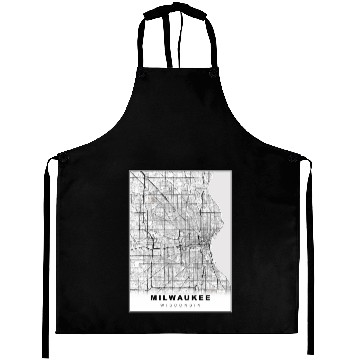 Discover Milwaukee Map Aprons