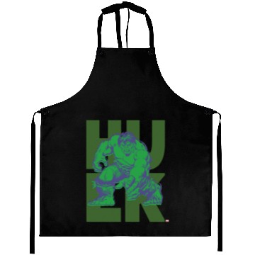 Discover Hulk Typography Character Art Aprons