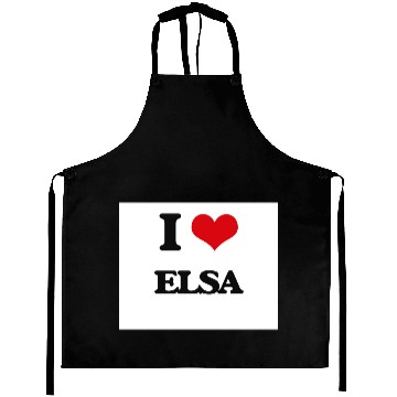 Discover I Love Elsa Aprons