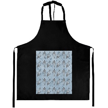 Discover skeleton blue background Aprons