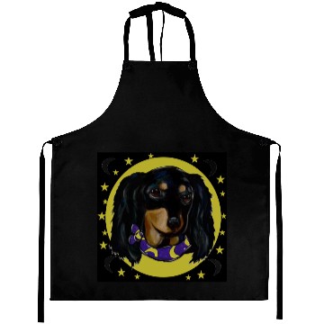 Discover Long Haired Black Dachshund Aprons