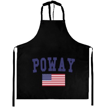 Discover Poway US Flag Aprons