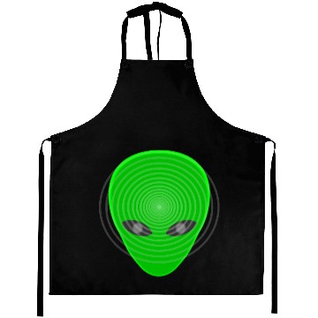 Discover Alien Head Mind Control Aprons