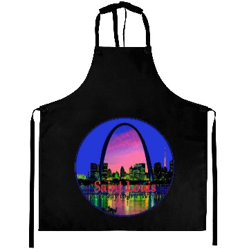 Discover St. Louis Missouri Aprons