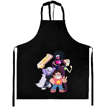 Discover Steven Universe | Crystal Gem Group Pose Aprons